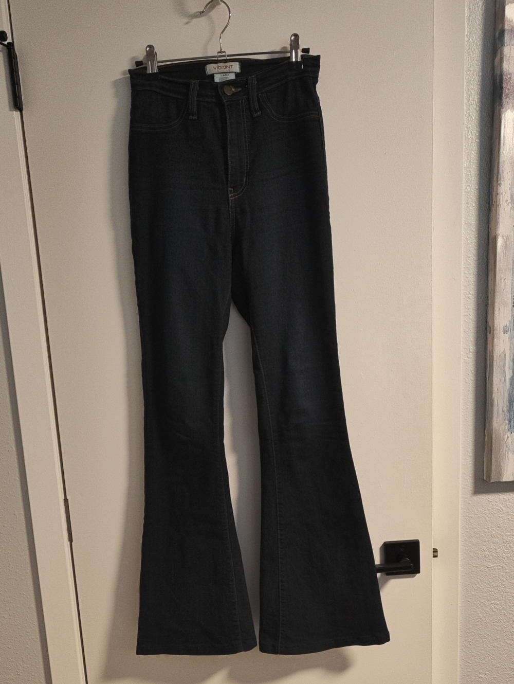 Vigoss Black High-Rise Flared Jeans 25x30